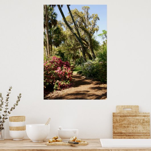 Gartenweg Poster (Küche)