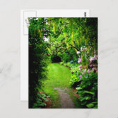 Gartenweg Postkarte (Vorne/Hinten)