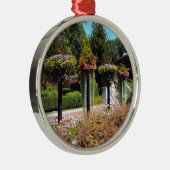 Gartenweg Silbernes Ornament (Rechts)