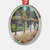 Gartenweg Silbernes Ornament (Links)