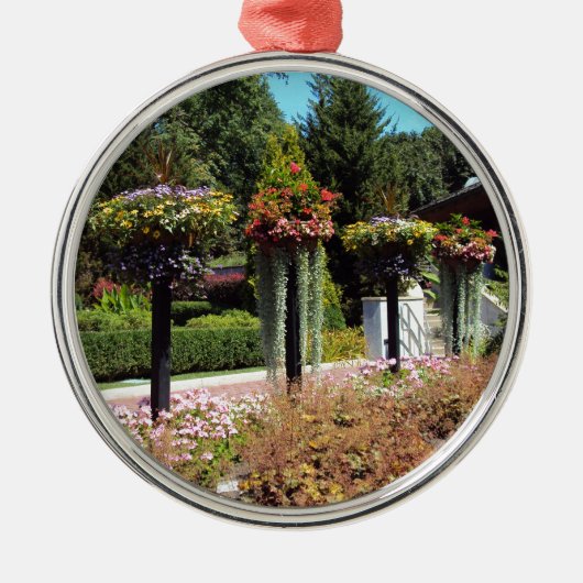 Gartenweg Silbernes Ornament (Vorne)