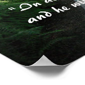 Gartenweg-Verse Poster (Ecke)