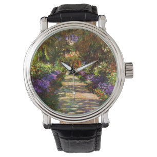 Gartenweg von Claude Monet Armbanduhr