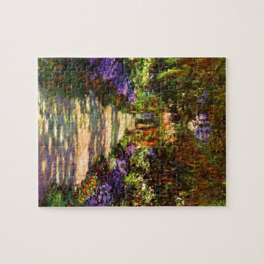 Gartenweg von Claude Monet Puzzle (Horizontal)