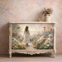 Gartenweg Wanderer - Romantische Blumenzwiese