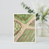 Gartenwege Postkarte (Stehend Vorderseite)