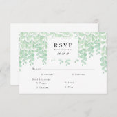 Gartenweine | Watercolor RSVP Card (Vorne/Hinten)
