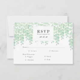 Gartenweine | Watercolor RSVP Card Karte