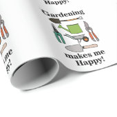 Gartenwerkzeug Geschenkpapier (Rolleneckpunkt)