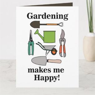 Gartenwerkzeug Karte