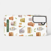 Gartenwerkzeug Wasserfarbmuster Samsung Galaxy Hülle (Rückseite (Horizontal))