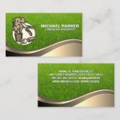 Gartenwerkzeuge | Grass Business Card Visitenkarte (Vorne/Hinten)