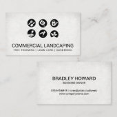 Gartenwerkzeuge | Landschaftsschutz Visitenkarte (Vorne/Hinten)