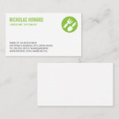 Gartenwerkzeuge | Landschaftssymbole Visitenkarte (Vorne/Hinten)