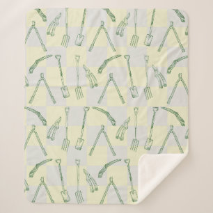 Gartenwerkzeuge Muster Sherpadecke