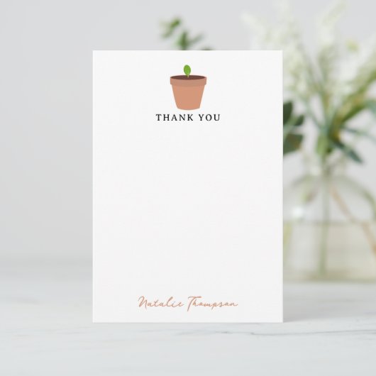 Gartenwerkzeuge Pflanze Gardener Kinderzimmer Must Dankeskarte (Stehend Vorderseite)