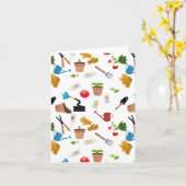 Gartenwerkzeuge Pflanze Gardener Kinderzimmer Must Karte (Gelbe Blume)
