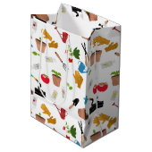 Gartenwerkzeuge Pflanze Gardener Kinderzimmer Must Mittlere Geschenktüte (Vorderseite Schrägansicht)