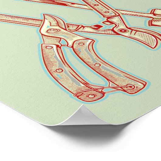 Gartenwerkzeuge Poster (Ecke)