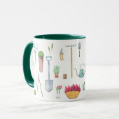 Gartenwerkzeuge tasse (Vorderseite Links)