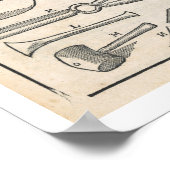 Gartenwerkzeuge von "The Dutch Gardener" von Johan Poster (Ecke)