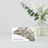 Gartenwiese und Grünflächen Land & Garten Visitenkarte (Stehend Vorderseite)