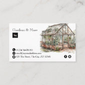 Gartenwiese und Grünflächen Land & Garten Visitenkarte (Rückseite)