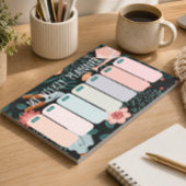 Gartenwochenplaner Notepad Notizblock