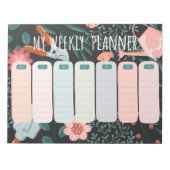 Gartenwochenplaner Notepad Notizblock (Vorderseite)