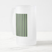 Gartenzaun Mattglas Bierglas (Vorderseite Links)