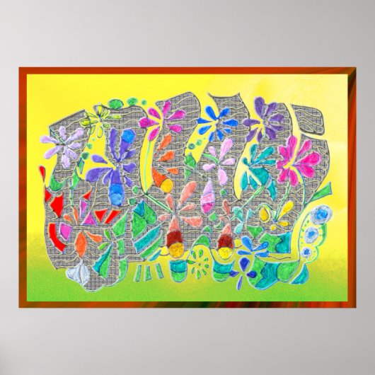 Gartenzaun (v1) poster (Vorne)