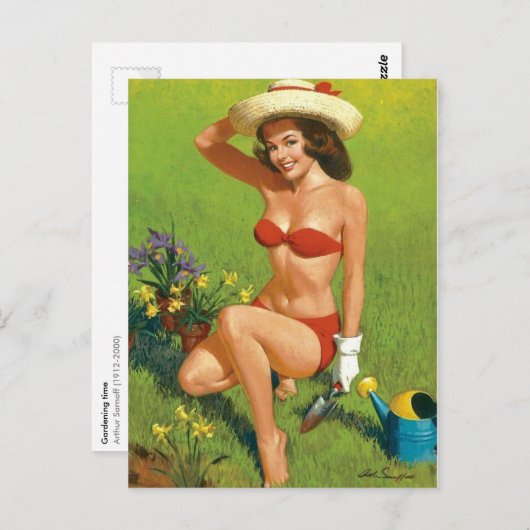 Gartenzeit Postkarte (Vorne/Hinten)