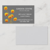 Gartenzentrum Australische Wildblumen Visitenkarte (Vorne/Hinten)