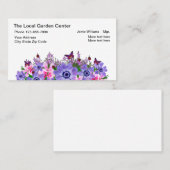 Gartenzentrum und Gärtner Visitenkarte (Vorne/Hinten)