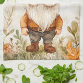 Gartenzwerg Geschirrtuch (Gefaltet)