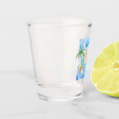 Gartenzwerg Poolparty Schnapsglas (Links)