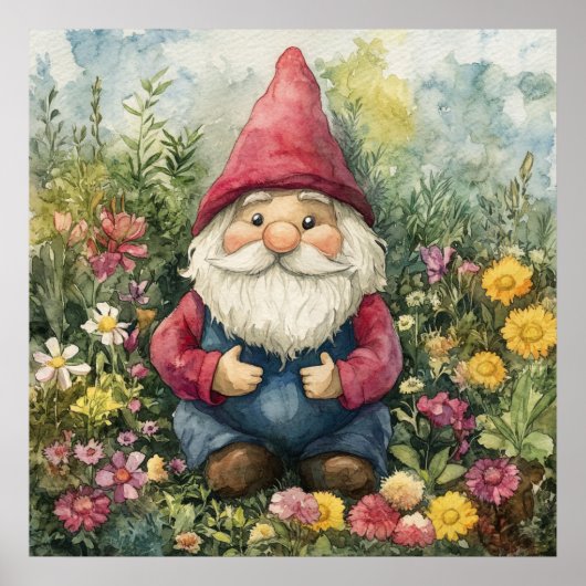 Gartenzwerg Poster (Vorne)