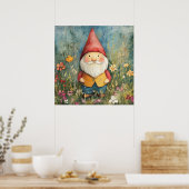 Gartenzwerg Poster (Küche)