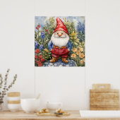 Gartenzwerg Poster (Küche)