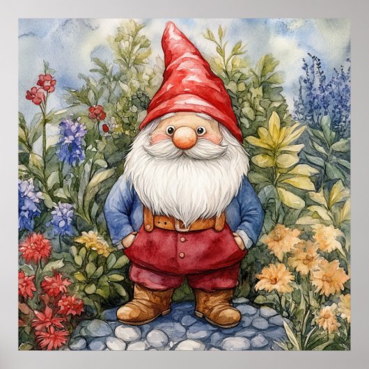 Gartenzwerg Poster (Vorne)