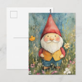 Gartenzwerg Postkarte (Vorne/Hinten)