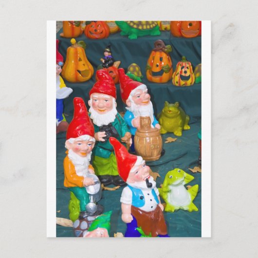 Gartenzwerg Postkarte (Vorderseite)
