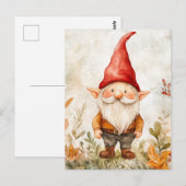 Gartenzwerg Postkarte (Vorne/Hinten)