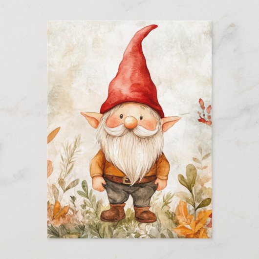 Gartenzwerg Postkarte (Vorderseite)