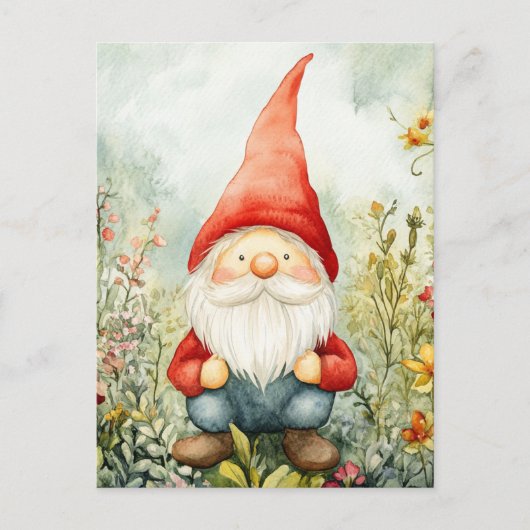 Gartenzwerg Postkarte (Vorderseite)