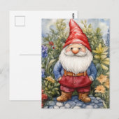 Gartenzwerg Postkarte (Vorne/Hinten)