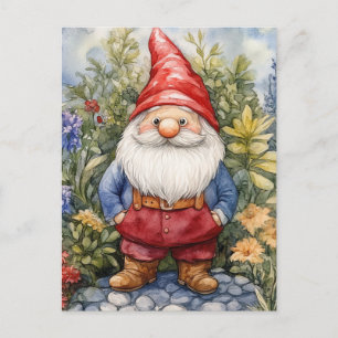 Gartenzwerg Postkarte