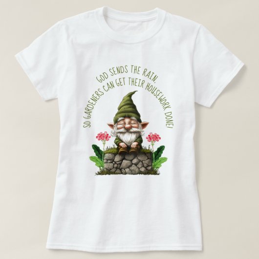 Gartenzwerg T-Shirt (Design vorne)