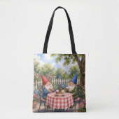 Gartenzwerge, die Cupcakes essen Tasche (Vorderseite)
