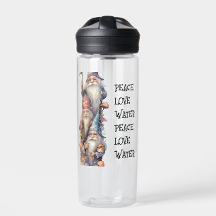 Gartenzwerge Frieden Liebe Wasser Trinkflasche